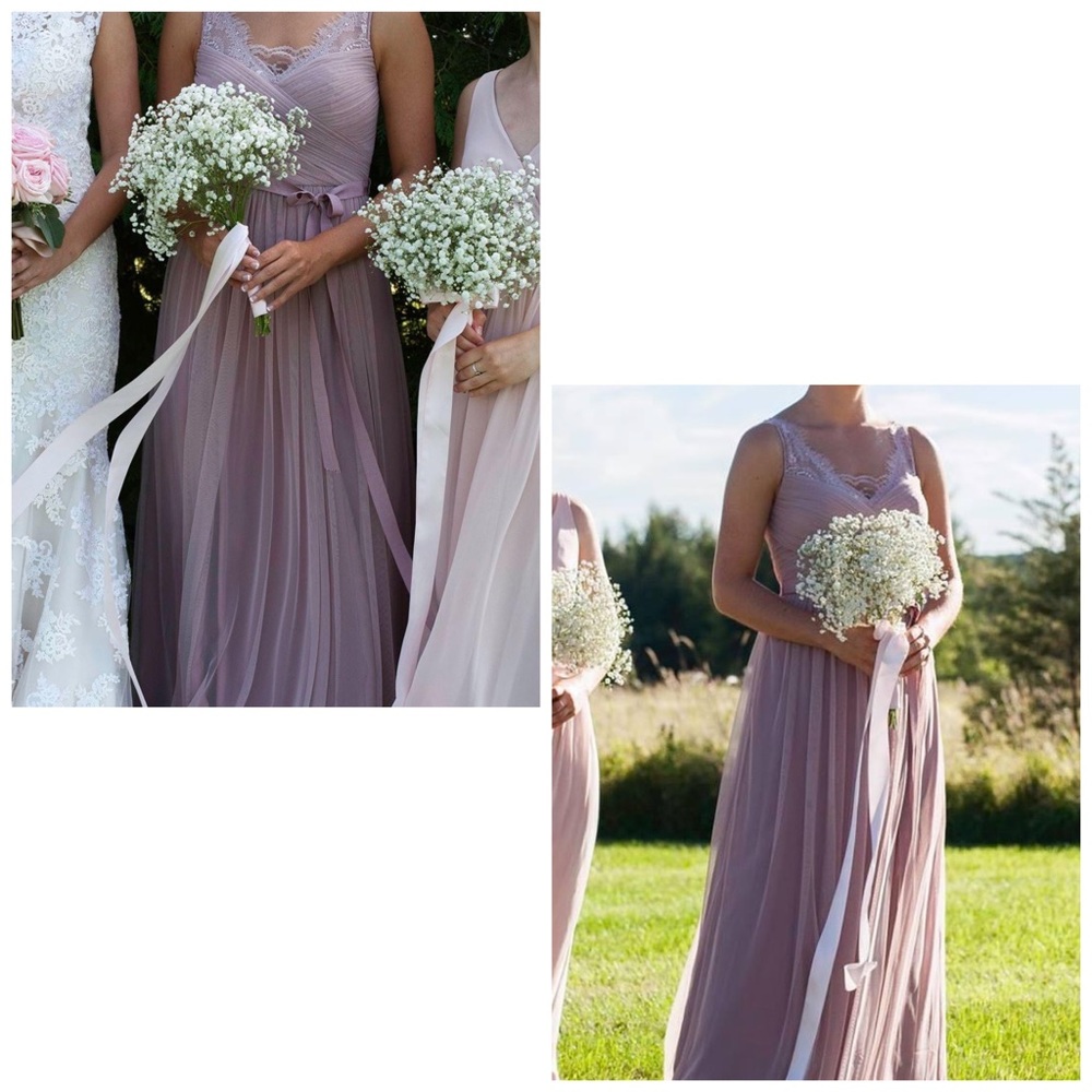 Mauve bridesmaid dress Size 6